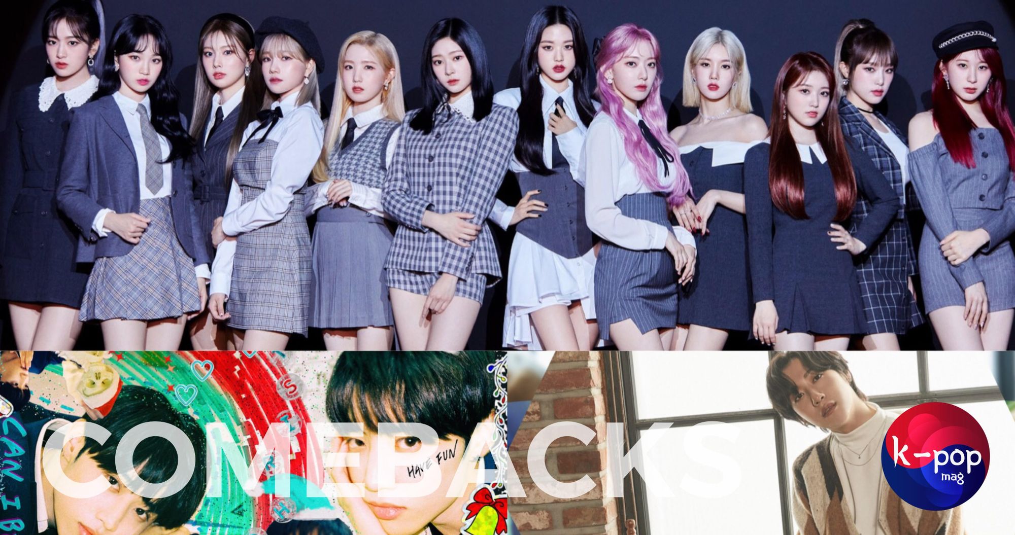 Comebacks de IZ*ONE, THE BOYZ, ONEWE y más